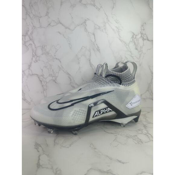 Nike Alpha Menace Elite 3 White Particle Grey Detachable DR5659-100 Mens Size 11 - Picture 3 of 6